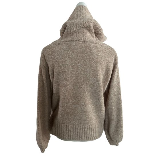 JESSICA SIMPSON Beige Turtleneck Furry Sweater Size Small NEW - Picture 2 of 5
